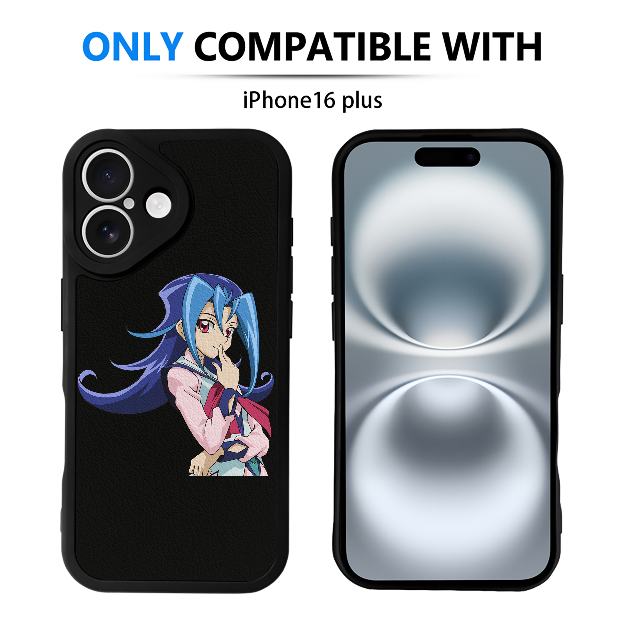 遊☆戯☆王 Yu-Gi-Oh! 【iPhone 16シリーズ対応】シリコンスマホケース（レザー調） 材質：シリコン